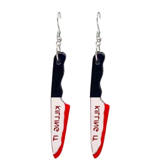URBAN OUTFITTERS | KILLIN IT HALLOWEEN DANGLE KNIFE EARRINGS - Picture 1 of 3